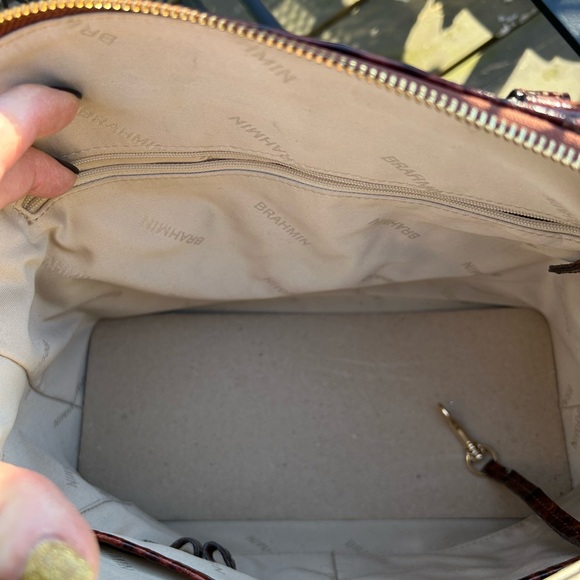 Brahmin Duxbury pecan satchel EUC - Picture 14 of 16
